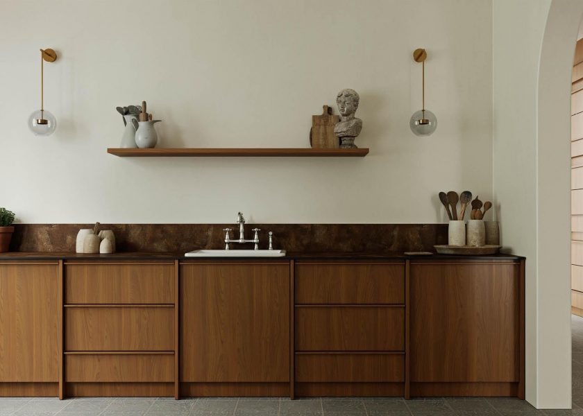 The photo shows a visualisation of a kitchen - featuring fronts from the MoodStories collection.